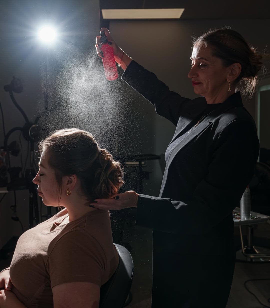 Hair styling background